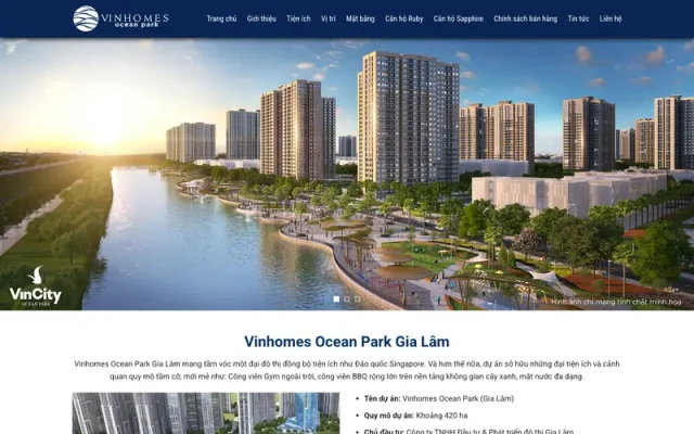 Mẫu web bất dộng sản 42