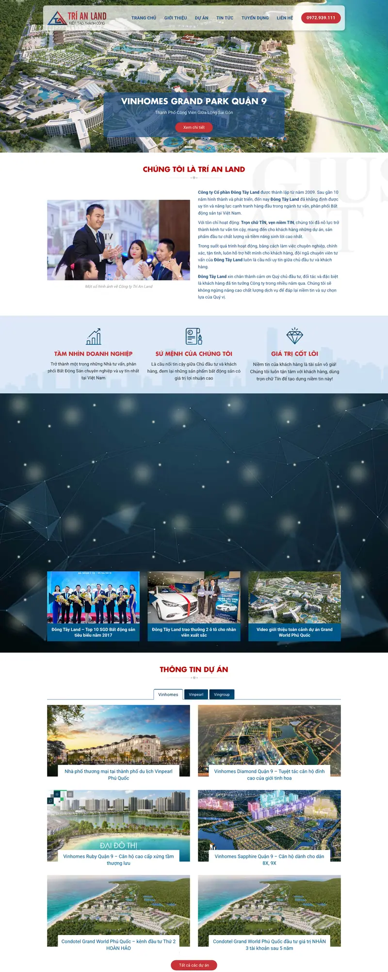 Mẫu web bất động sản 35
