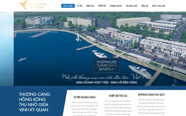 Mẫu web bất động sản 019