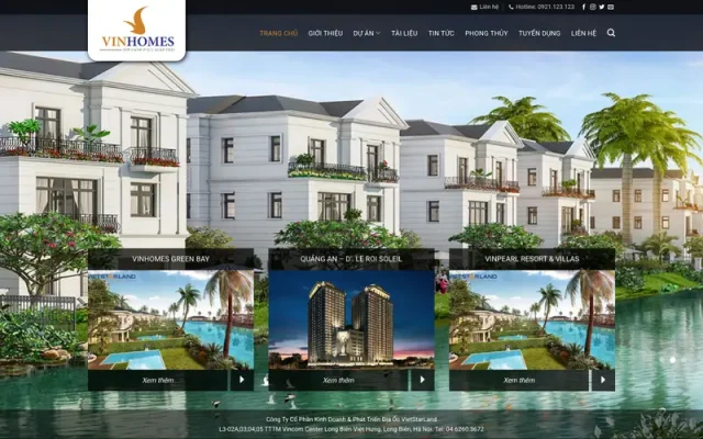 Mẫu web bất động sản 18
