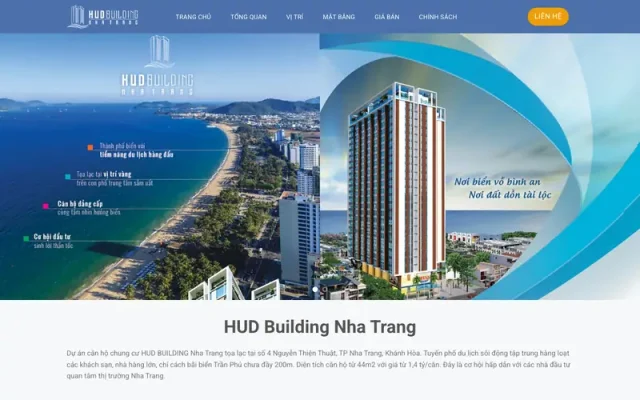 Mẫu web bất động sản 11