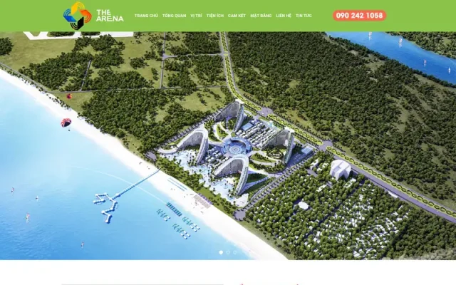 Mẫu web bất động sản 08