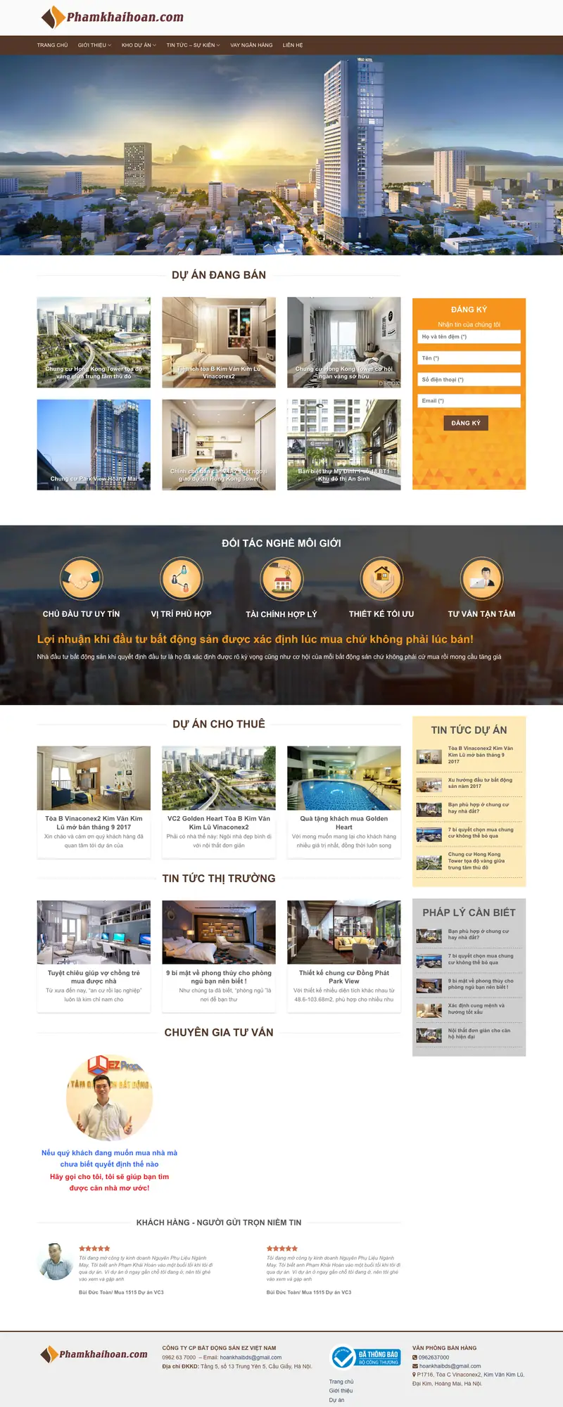 Mẫu web bất động sản 7
