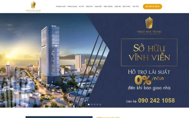 Mẫu web bất động sản 01