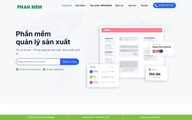 Mẫu web bán phần mềm