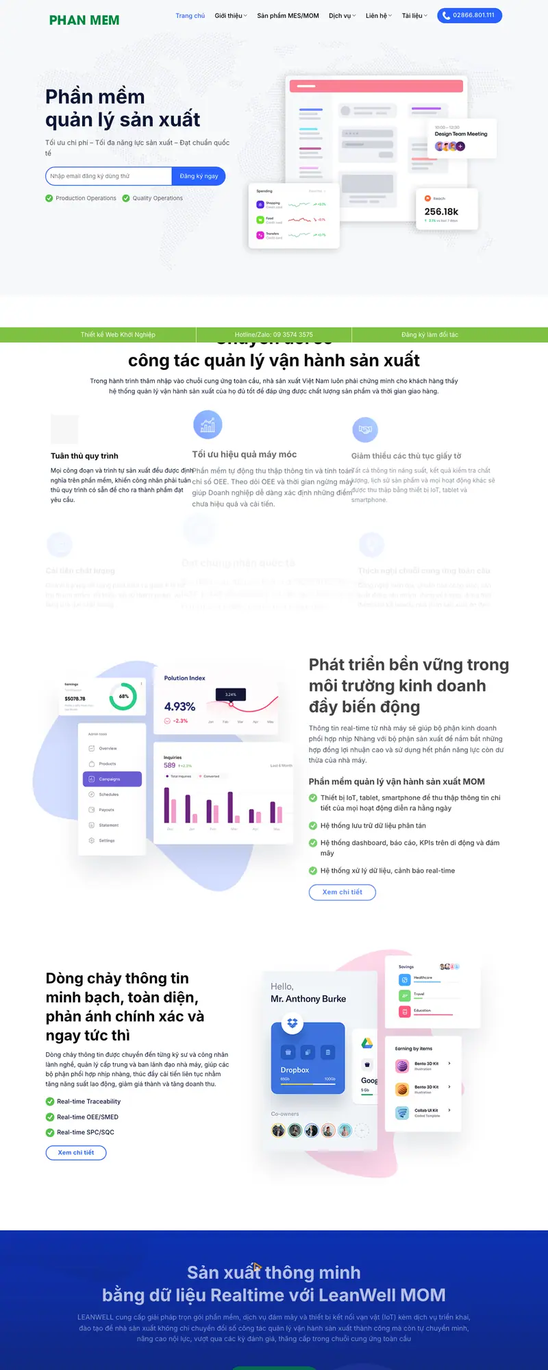 Mẫu web bán phần mềm