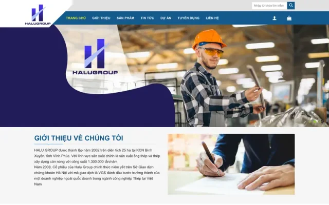 Mẫu web xây dựng 02