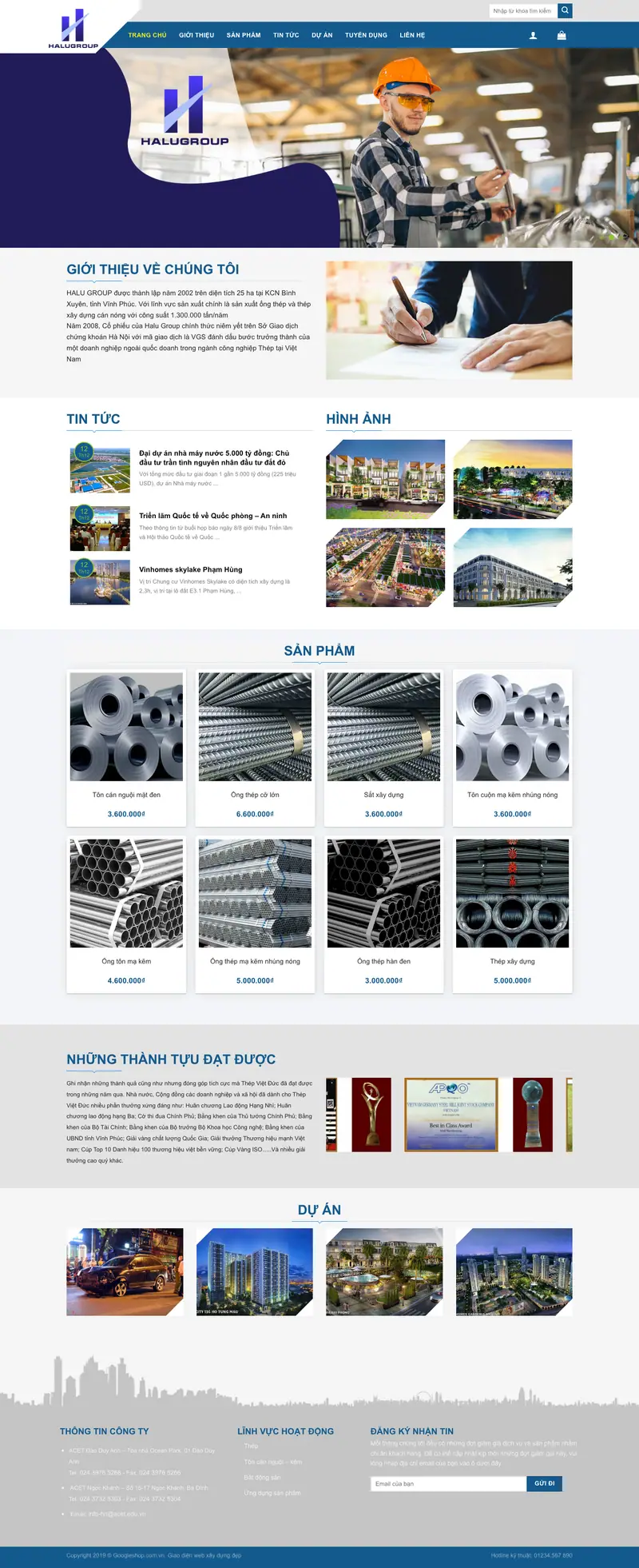 Mẫu web xây dựng 02