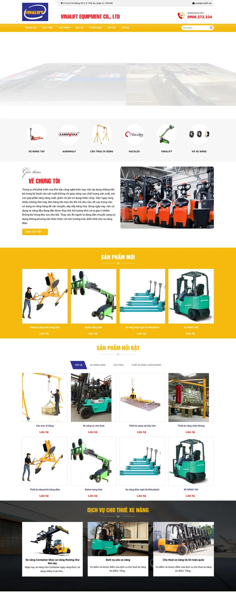 Mẫu web xây dựng 01