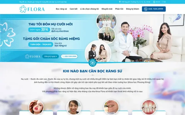 Mẫu web nha khoa 03