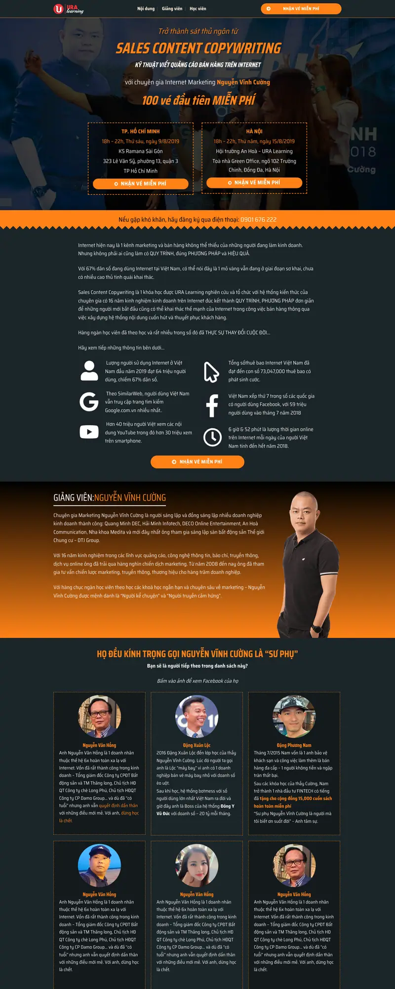 Mẫu web bán khóa học online 02