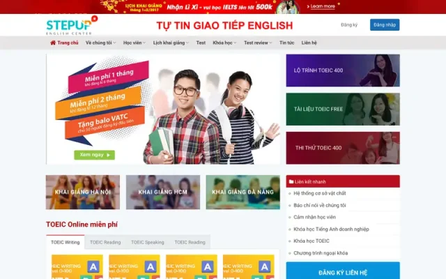 Mẫu web trung tâm av