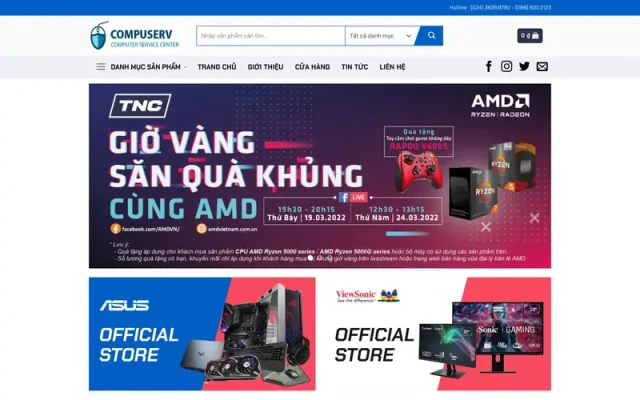 Mẫu web máy tính 05