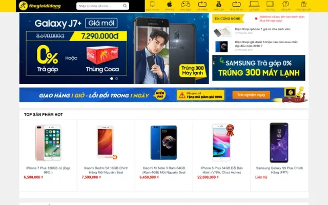 Mẫu web thế giới di động