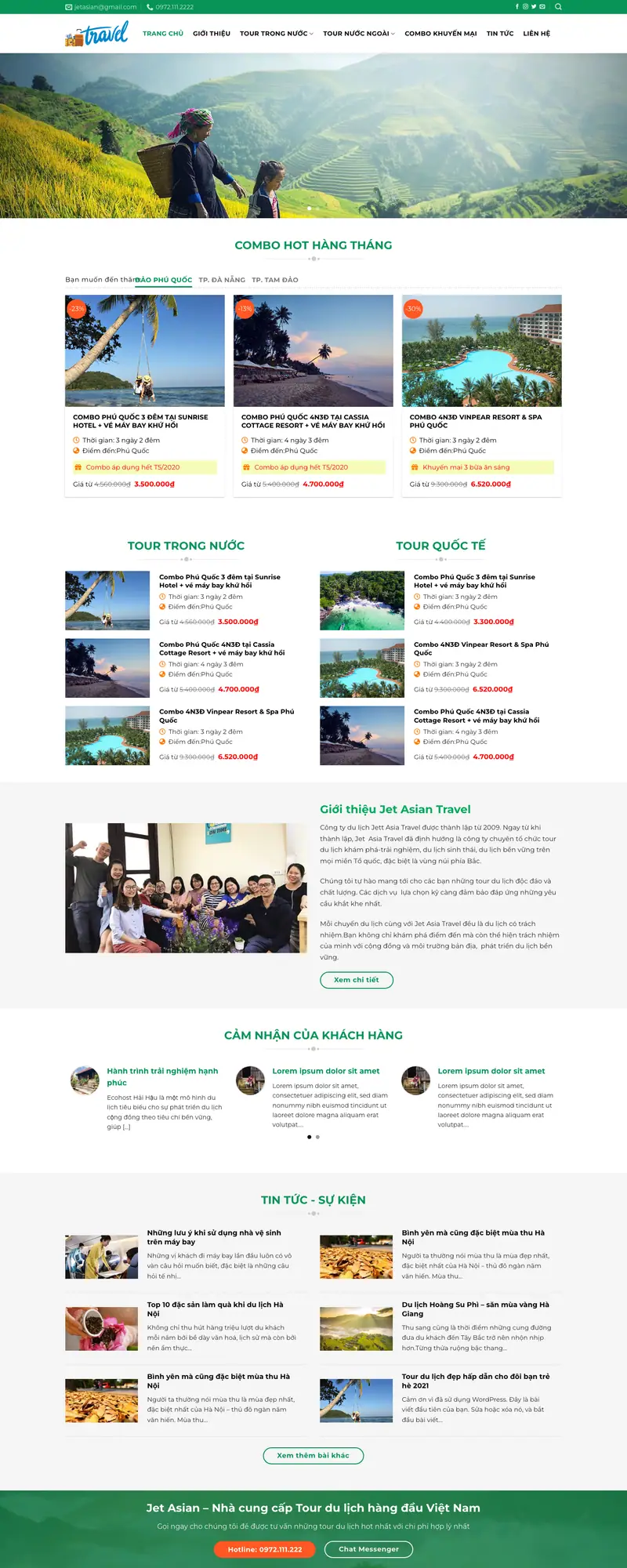 Mẫu web du lịch 11