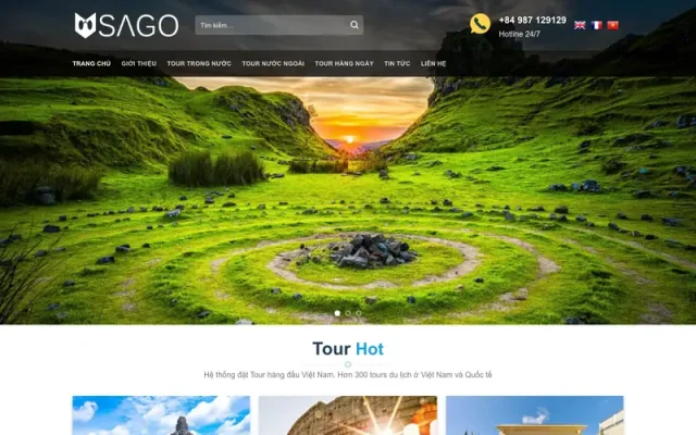 Mẫu web du lịch 05