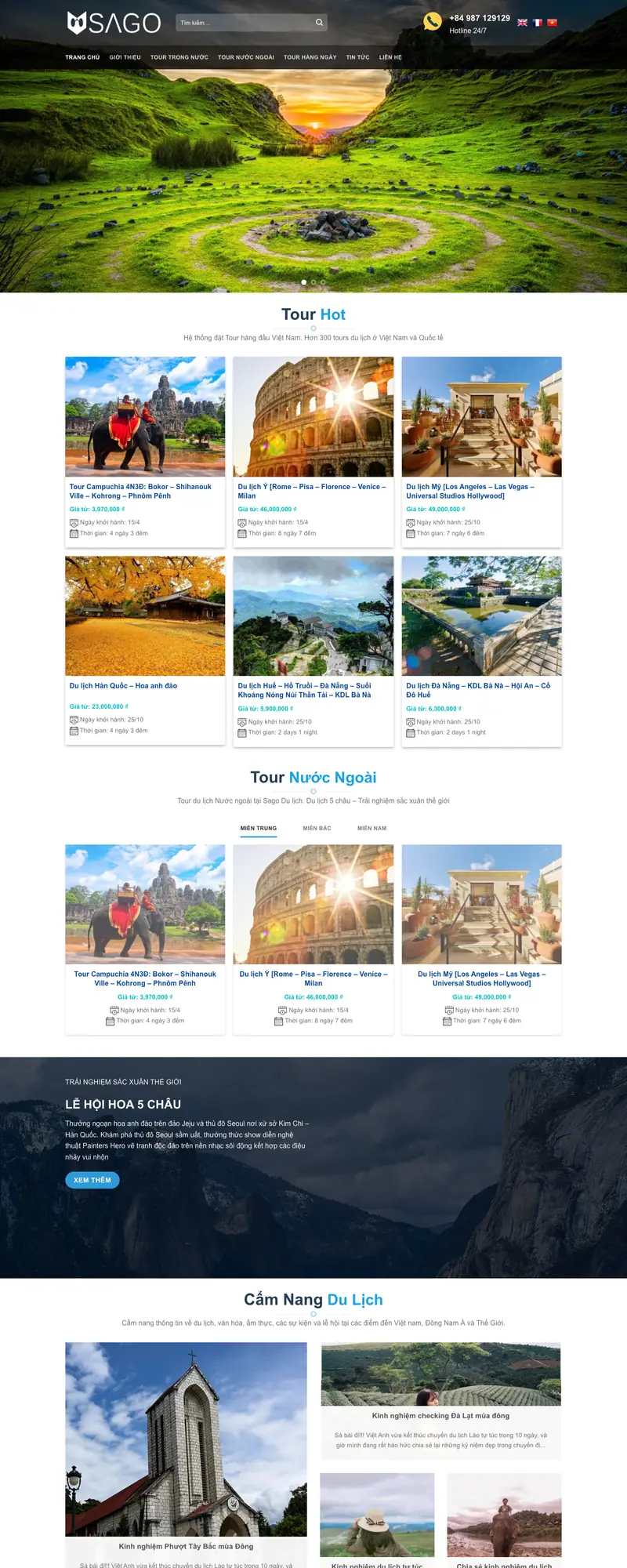 Mẫu web du lịch 05
