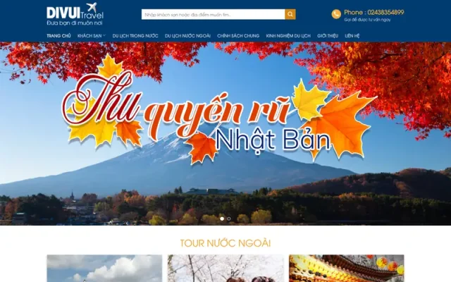 Mẫu web du lịch 03