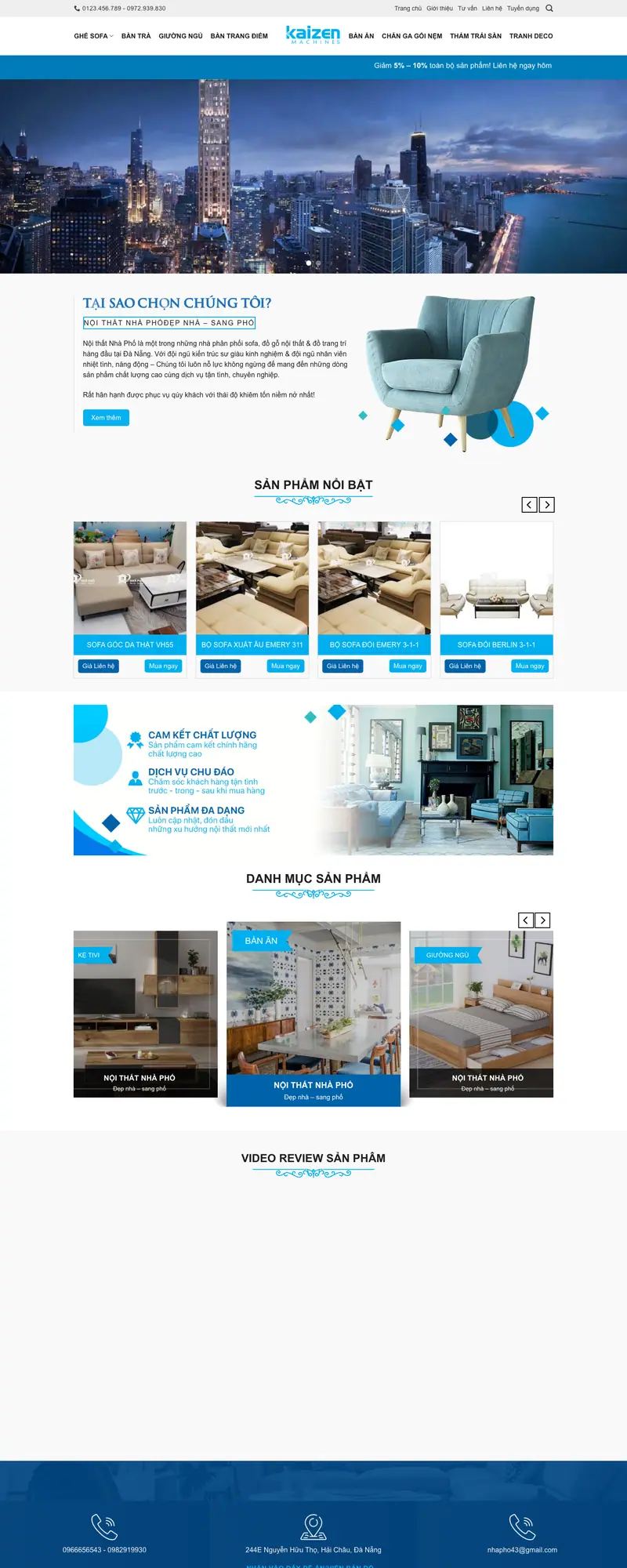Mẫu web nội thất 20