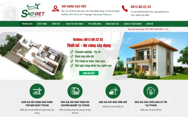 Mẫu web công ty thiết kế 02