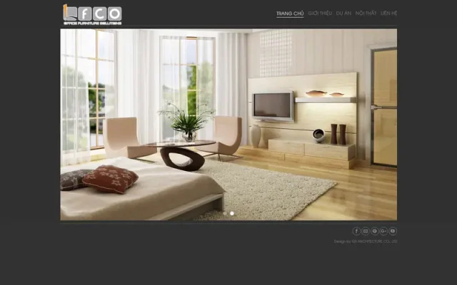 Mẫu web kiến trúc 01