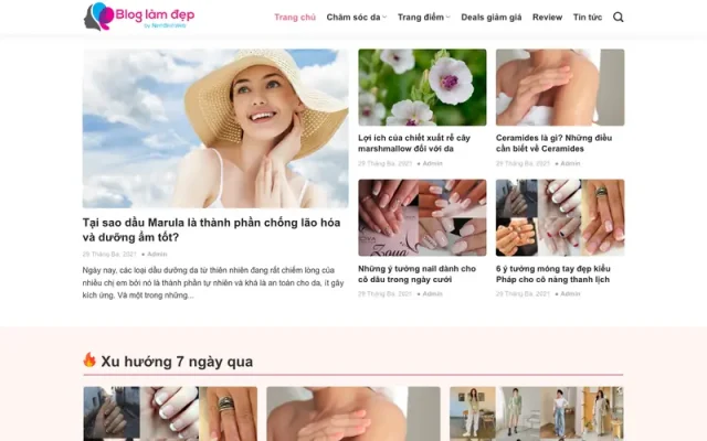 Mẫu web tin tức 15