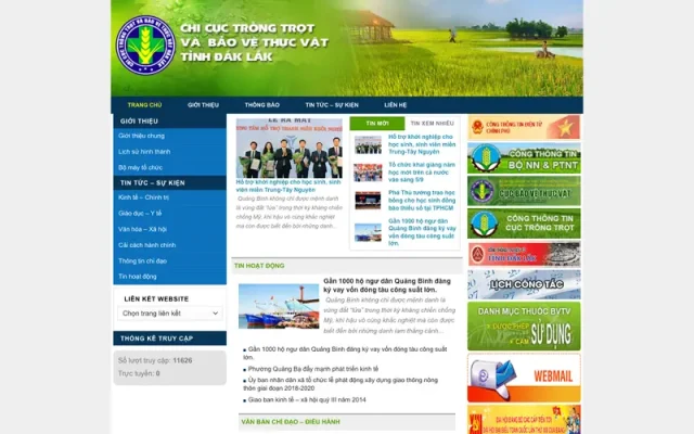 Mẫu web nhà nước 03