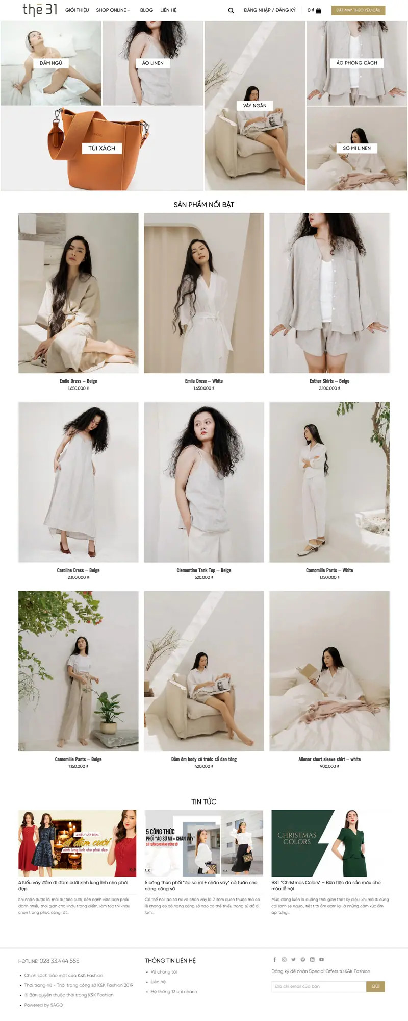 Mẫu web thời trang 04
