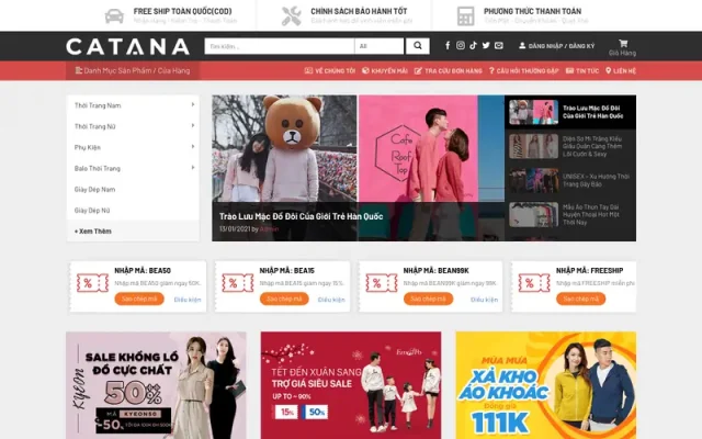 Mẫu web thời trang cao cấp 20