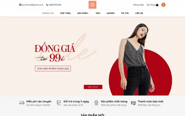 Mẫu web thời trang 19