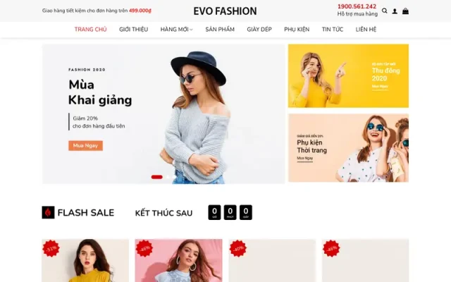 Mẫu web thời trang 17