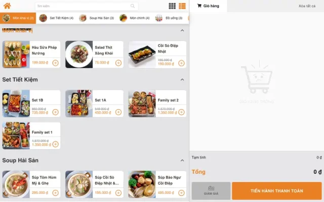 Mẫu web bán trà sữa, thức ăn nhanh cao cấp – menuorder