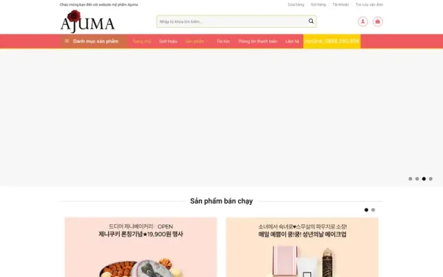 Mẫu web bán mỹ phẩm – 5