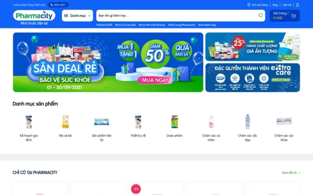 Mẫu web dược phẩm , nhà thuốc 5
