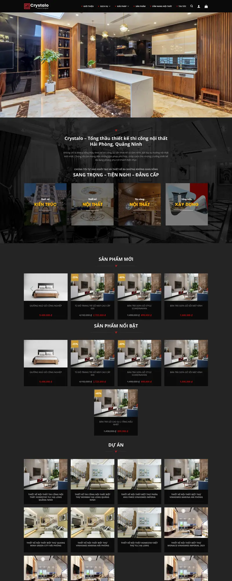 Mẫu web nội thất 26