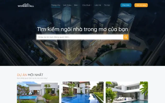 Mẫu web cho thuê – bán bất động sản 37