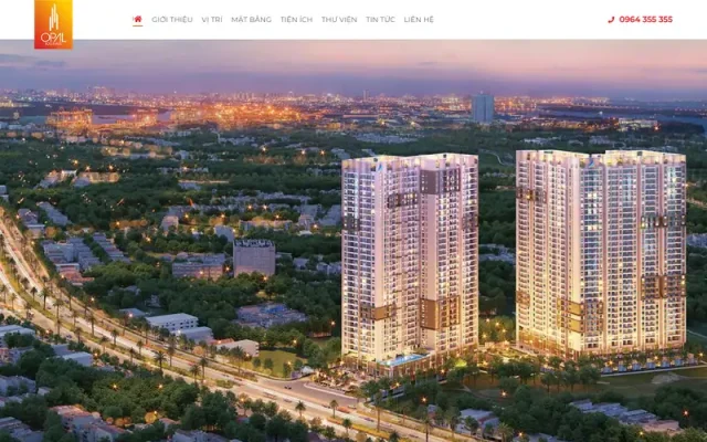 Mẫu web dự án bất động sản 29