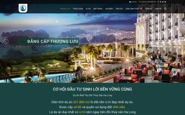 Mẫu web bất động sản landing page M79
