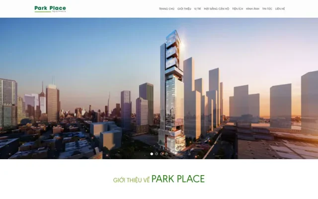 Mẫu web giới thiệu dự án bất động sản 7