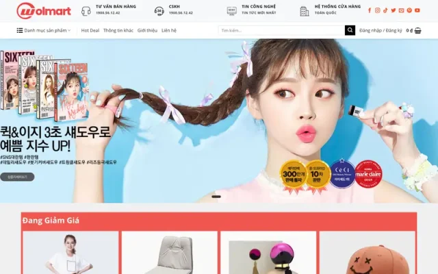 Mẫu web thương mại điện tử cao cấp 10
