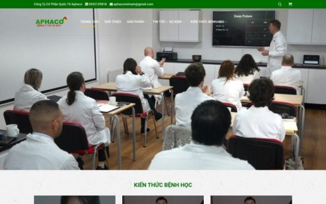 Mẫu web nhà thuốc 01