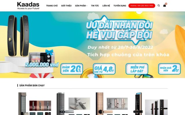 Mẫu web smartlock