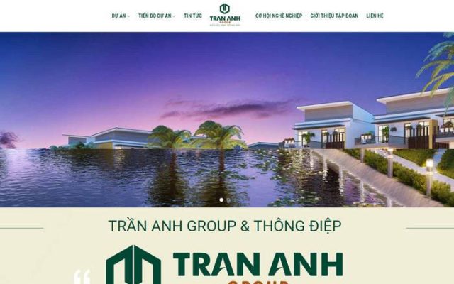 Mẫu web bất động sản cho cđt, sàn phân phối dự án M90