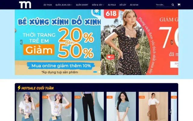 Mẫu web thời trang nam 28