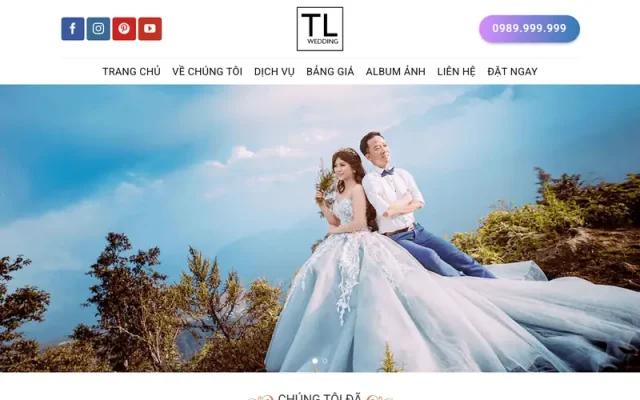 Mẫu web dịch vụ studio, chụp ảnh cưới 05