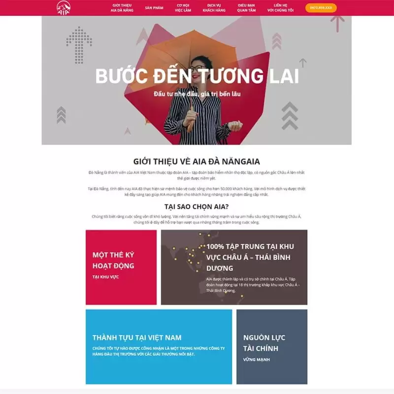 Mẫu web bảo hiểm 03