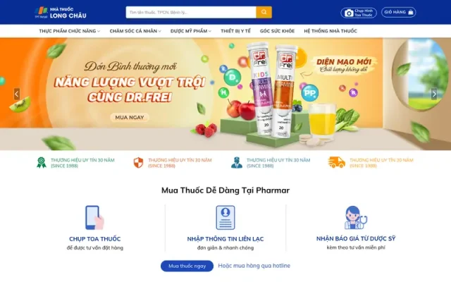 Mẫu web nhà thuốc 05