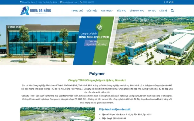 Mẫu web giới thiệu công ty 03