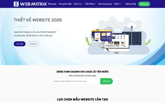 Mẫu web giới thiệu công ty 02