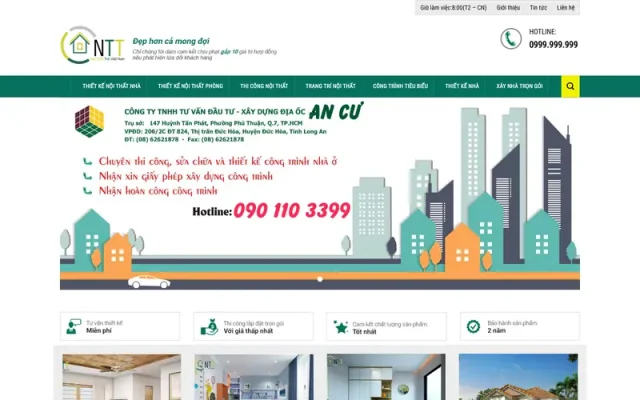 Mẫu web bán nội thất 25